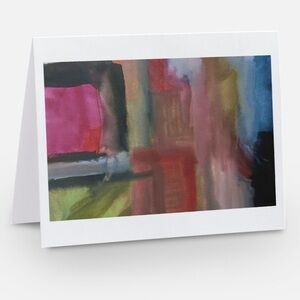 Abstract Art note card